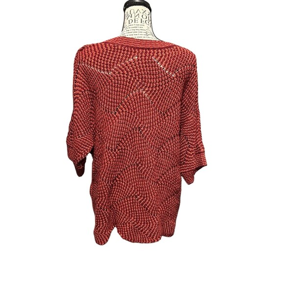 Women’s C.J. Banks Autumn Colors Shirt Sleeves Cardigan Size X Whimsical - Picture 3 of 7